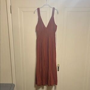 Abercrombie Rust Sleeveless Dress